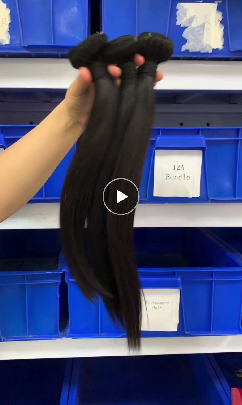 Burmese human hair bundles (straight)